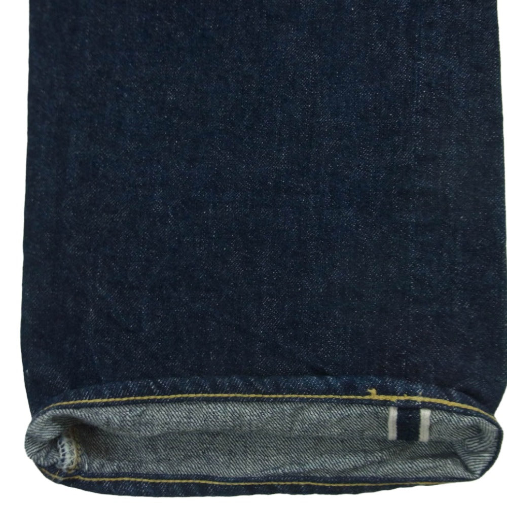 WAREHOUSE ウエアハウス 1001XX 1947モデル ワンウォッシュ ボタンフライ ジーンズ デニム パンツ インディゴブルー系 W33 L32【美品】【中古】