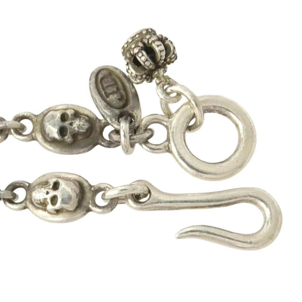 Justin Davis ジャスティンデイビス SNJ155 TINY SKULL タイニー スカル チェーン ネックレス 50cm シルバー系【中古】