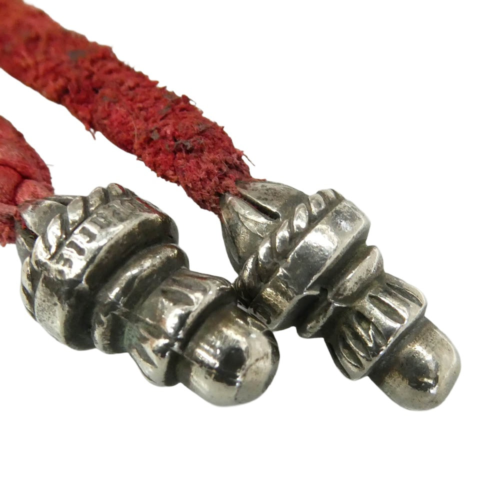CHROME HEARTS クロムハーツ（原本無） CH CRS SML BC スモールCHクロス ボロチップ レザーブレード ネックレス シルバー系【中古】