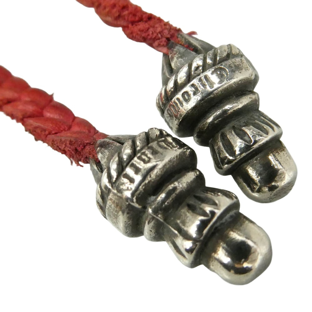 CHROME HEARTS クロムハーツ（原本無） CH CRS SML BC スモールCHクロス ボロチップ レザーブレード ネックレス シルバー系【中古】