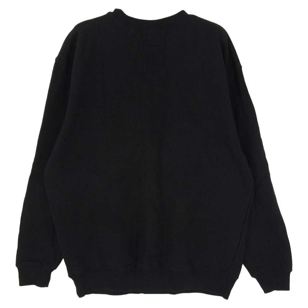 WHITE MOUNTAINEERING ホワイトマウンテニアリング 23SS BC2373503 W.M.B.C. COLLEGE LOGO SWEATSHIRT カレッジロゴ スウェットシャツ トレーナー ブラック系 1【中古】