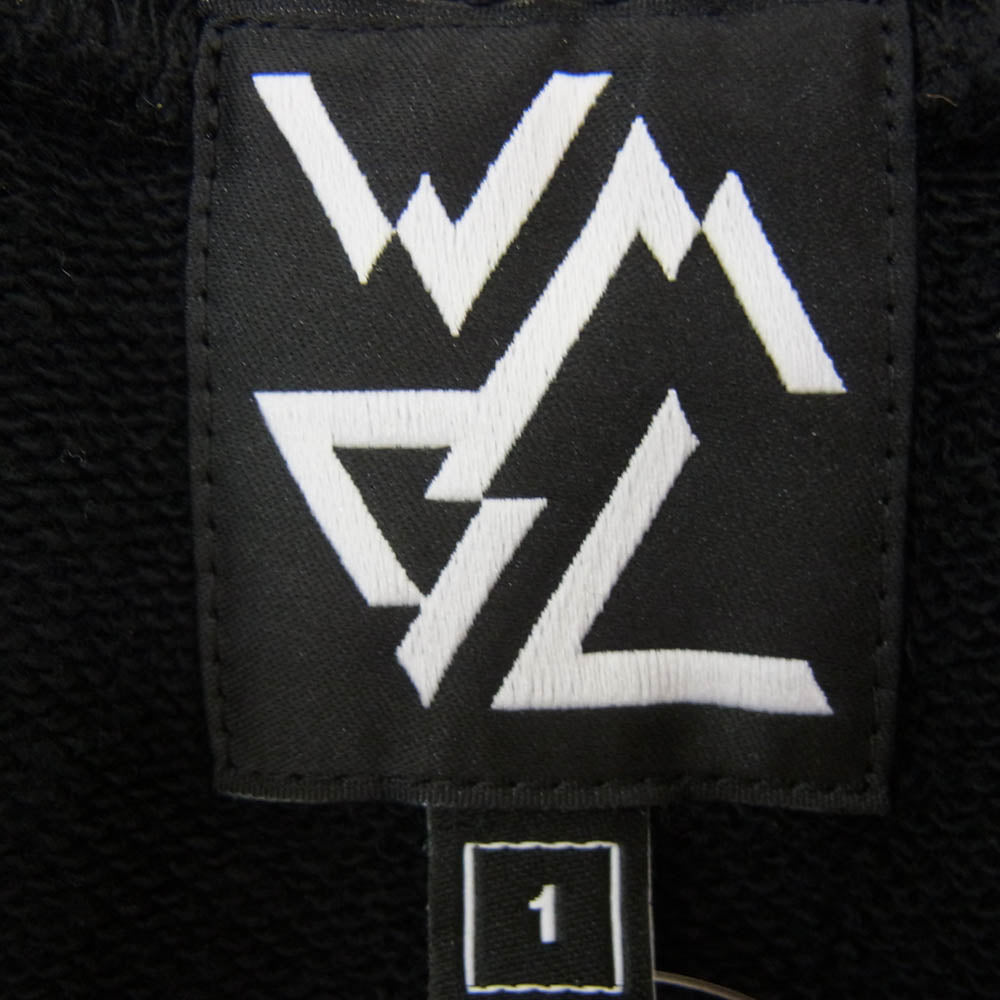 WHITE MOUNTAINEERING ホワイトマウンテニアリング 23SS BC2373503 W.M.B.C. COLLEGE LOGO SWEATSHIRT カレッジロゴ スウェットシャツ トレーナー ブラック系 1【中古】