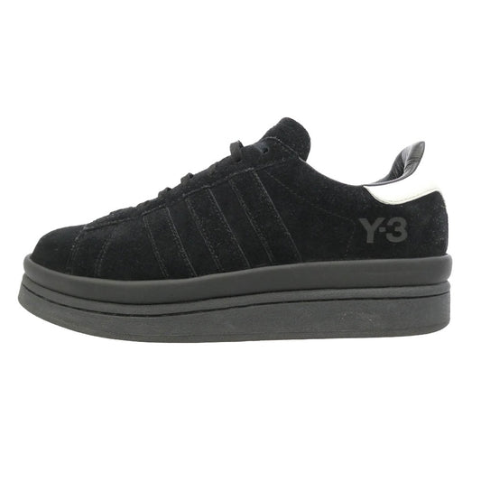 Y-3 Yohji Yamamoto ワイスリー ヨウジヤマモト adidas アディダス HQ3661 Hicho Black Core White ヒチョ ブラック コア ホワイト ローカット スニーカー ブラック系 27cm【中古】