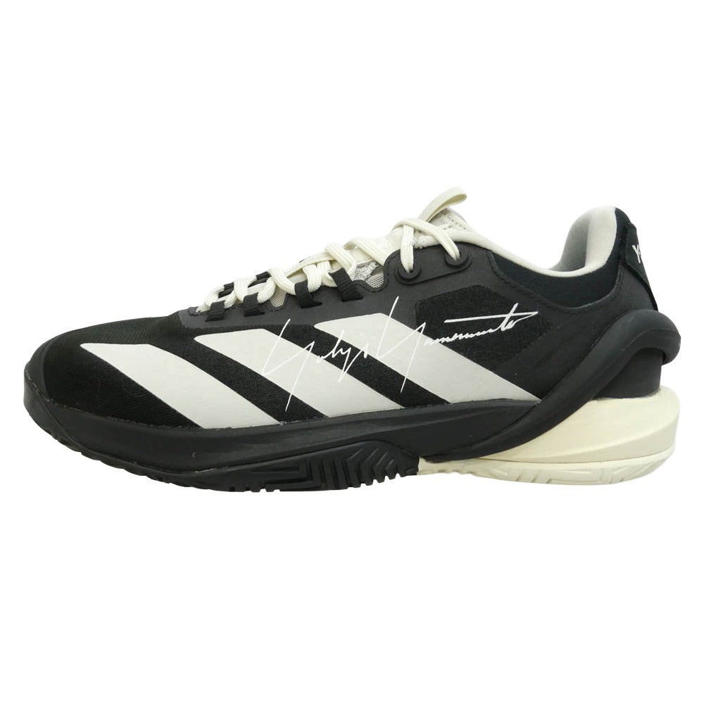 Y-3 Yohji Yamamoto ワイスリー ヨウジヤマモト adidas アディダス JR4348 adidas Adizero Cybersonic 2 Tennis Black Orbit Grey アディダス アディゼロ サイバーソニック2 テニス ローカット スニーカー ブラック系 グレー系 27.5cm【中古】