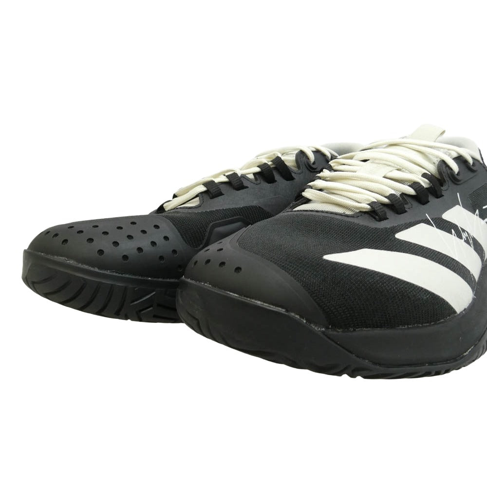 Y-3 Yohji Yamamoto ワイスリー ヨウジヤマモト adidas アディダス JR4348 adidas Adizero Cybersonic 2 Tennis Black Orbit Grey アディダス アディゼロ サイバーソニック2 テニス ローカット スニーカー ブラック系 グレー系 27.5cm【中古】