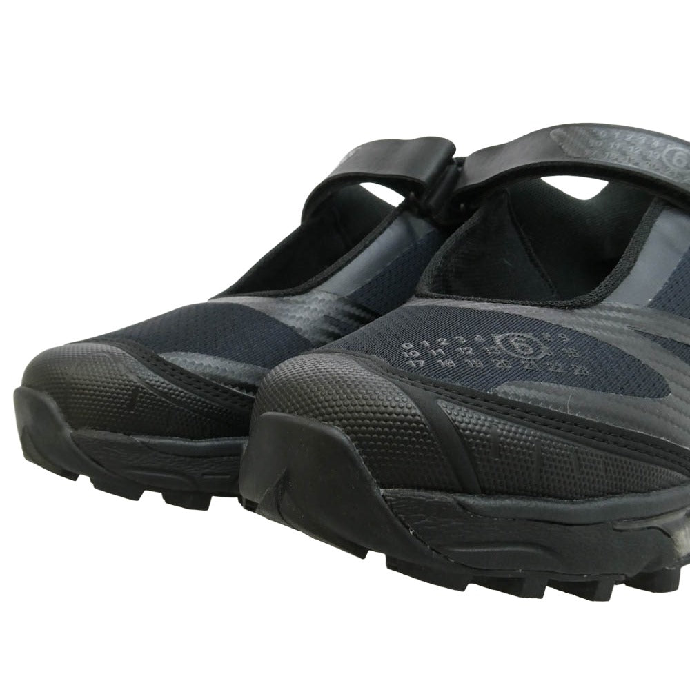MAISON MARGIELA メゾンマルジェラ salomon サロモン 476824 MM6 × Salomon XT-Mary Jane Black Soft Clay エムエムシックス サロモン XT メリージェーン ローカット スニーカー ブラック系 27.5cm【極上美品】【中古】