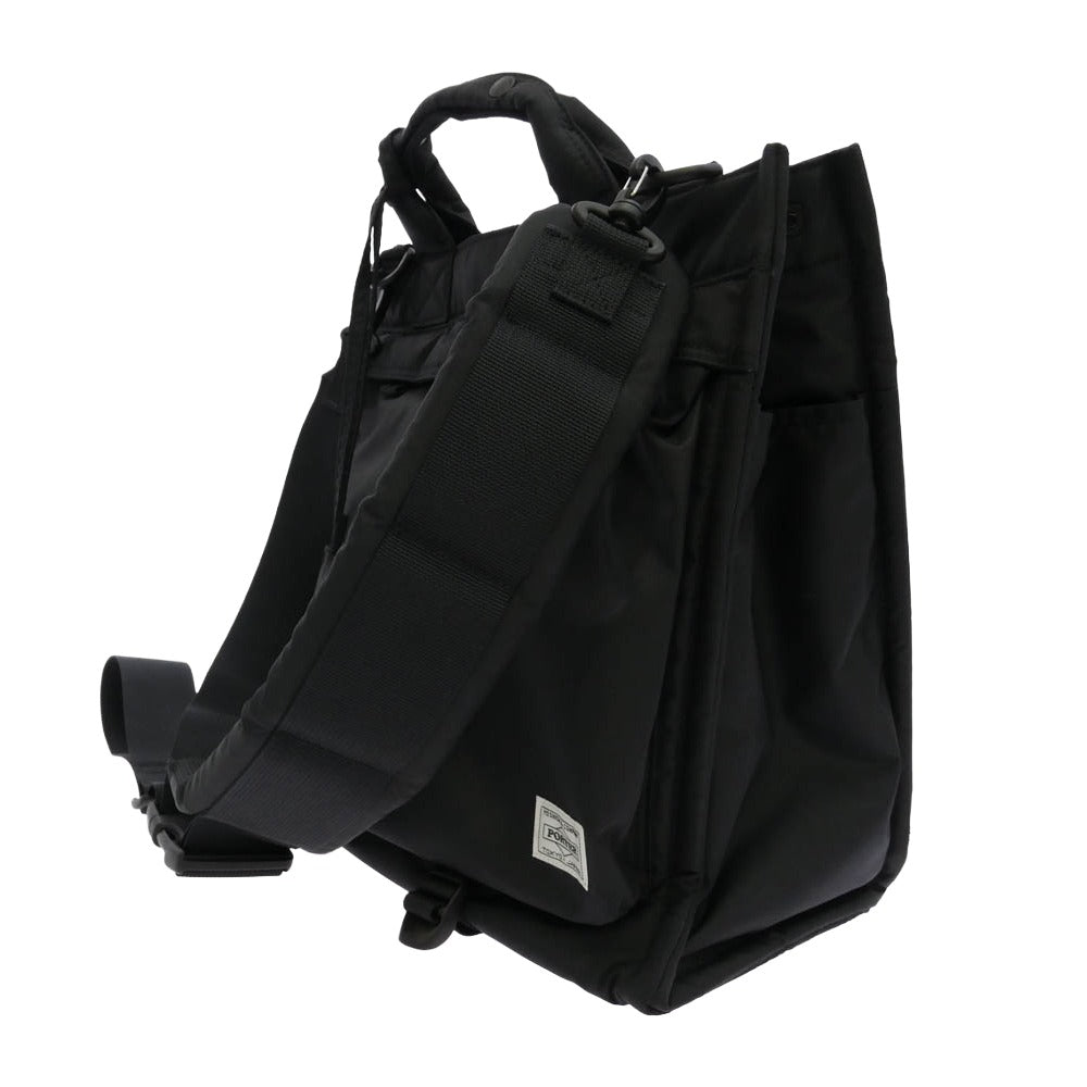 HYKE ハイク PORTER ポーター 386-19562 x PORTER ポーター 386-19562 HELMET TOTE BAG ヘルメット トートバック ブラック系【中古】