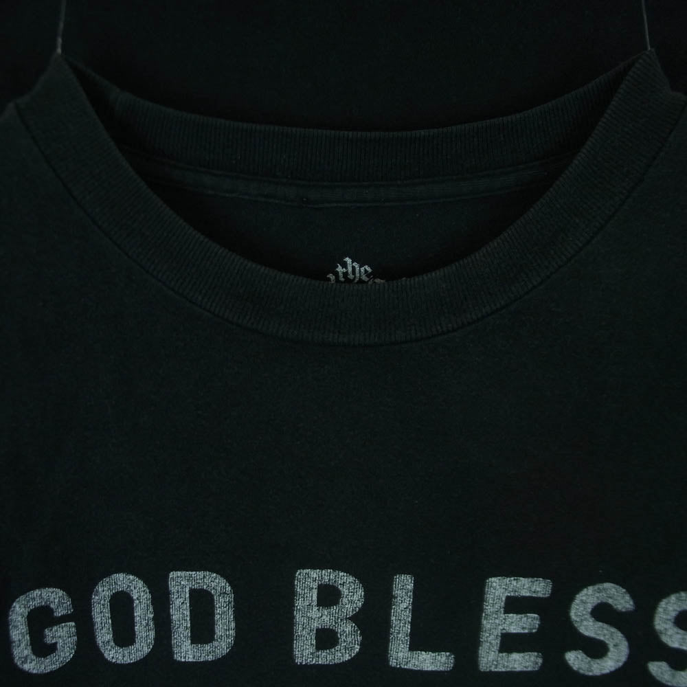 TENDERLOIN テンダーロイン GOD BLESS TENDERLOIN フロントプリント Tシャツ 半袖 カットソー ブラック系 L【中古】