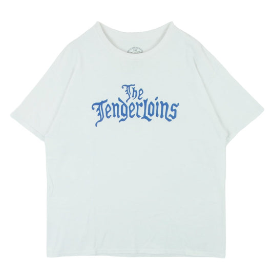 TENDERLOIN テンダーロイン 16SS T-TEE THE TENDERLOINS フロント プリント Ｔシャツ 半袖 カットソー ホワイト系 アイボリー系 L【中古】