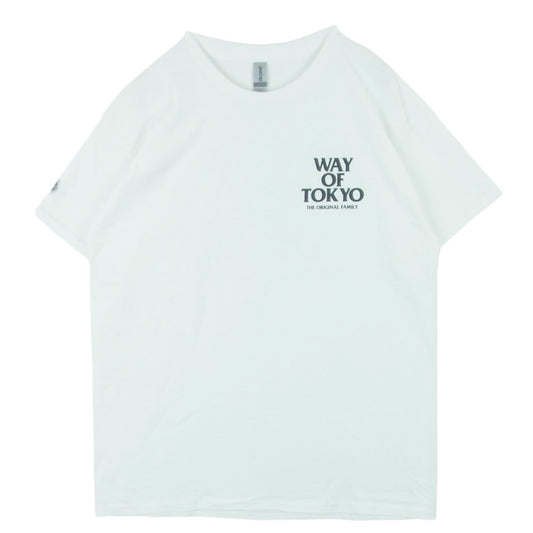 RATS ラッツ TOKYO ROUGH RIDERS WAY OF TOKYO SS TEE ラフライダーズ バックロゴ プロント Tシャツ 半袖 カットソー ホワイト系 L【中古】