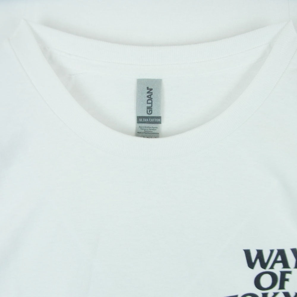 RATS ラッツ TOKYO ROUGH RIDERS WAY OF TOKYO SS TEE ラフライダーズ バックロゴ プロント Tシャツ 半袖 カットソー ホワイト系 L【中古】
