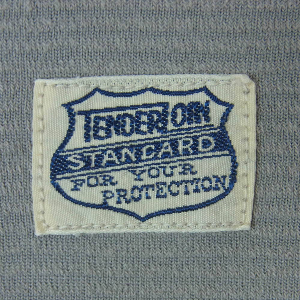 TENDERLOIN テンダーロイン T-PILE POLO K パイル コットン 半袖 ポロシャツ 日本製 グレー系 XL【中古】