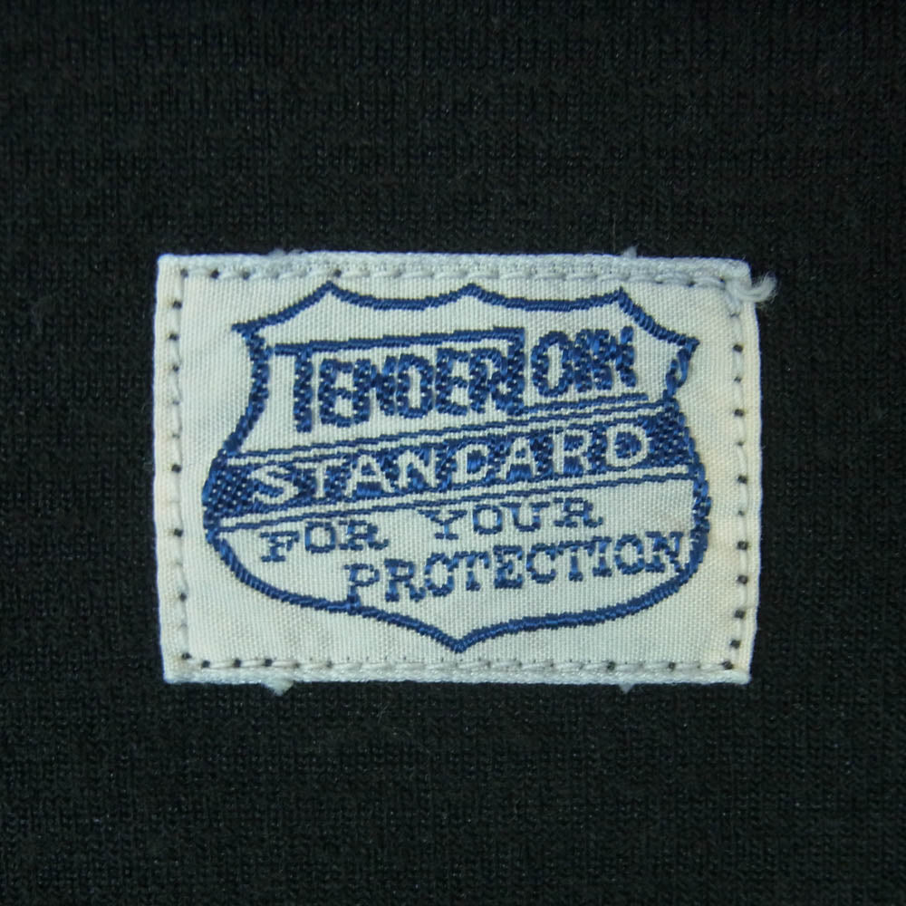 TENDERLOIN テンダーロイン T-PILE POLO K パイル コットン 半袖 ポロシャツ 日本製 ブラック系 XL【中古】