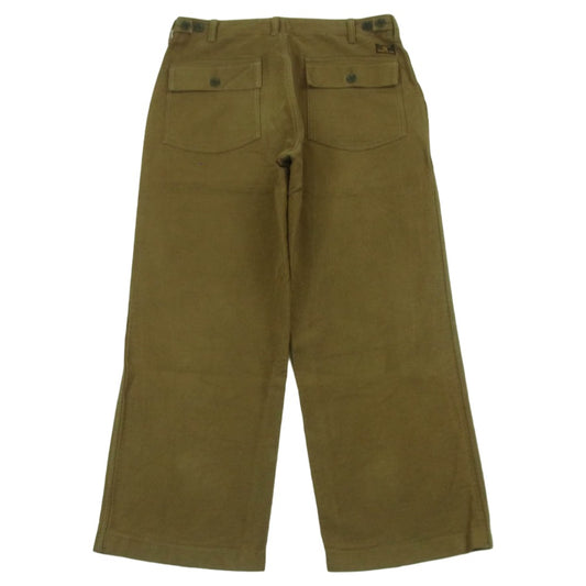 TENDERLOIN テンダーロイン T-ARMY PNT P コットン ピケ アーミー パンツ コットン 日本製 オリーブ系 S【中古】