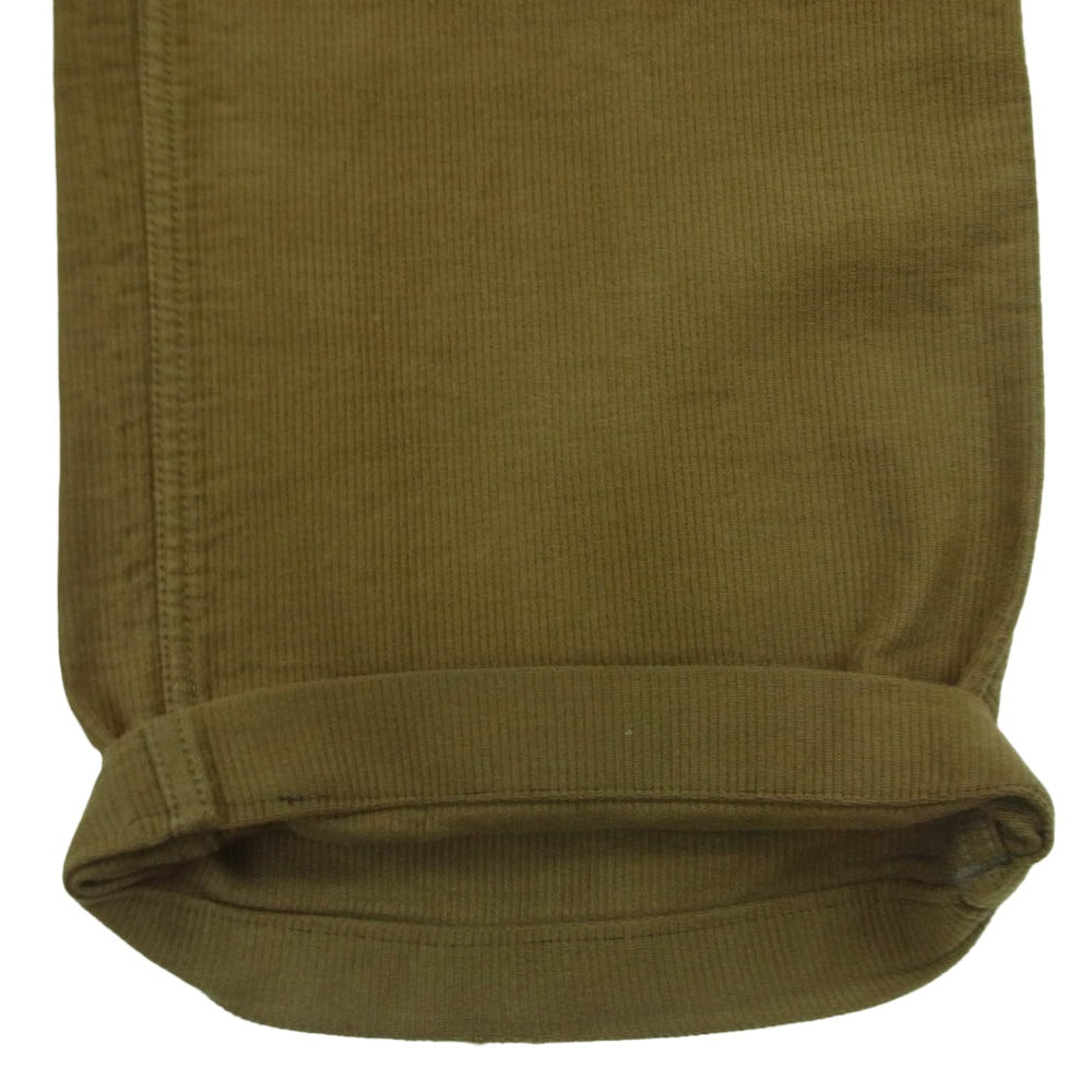 TENDERLOIN テンダーロイン T-ARMY PNT P コットン ピケ アーミー パンツ コットン 日本製 オリーブ系 S【中古】