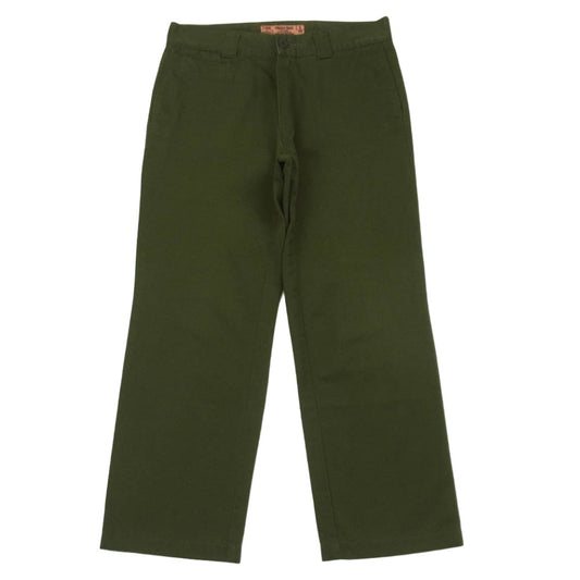 TENDERLOIN テンダーロイン T-20RG Durable Press デュラブルプレス コットン チノ ワーク パンツ グリーン系 S【中古】