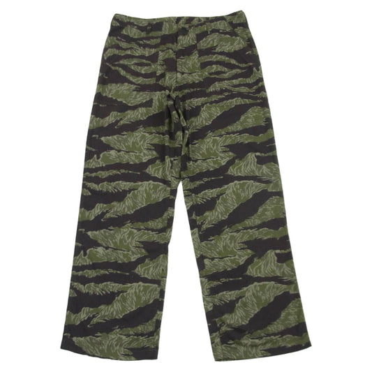 TENDERLOIN テンダーロイン T-BAMBOO PNT タイガーカモ 迷彩柄 コットン パンツ グリーン系 ブラウン系 M【中古】