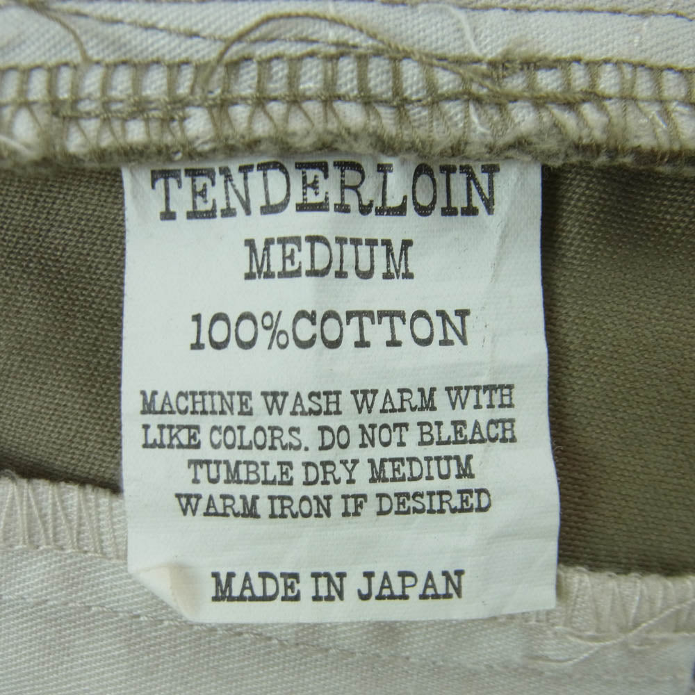 TENDERLOIN テンダーロイン T-20RG Durable Press デュラブルプレス コットン チノ ワーク パンツ ベージュ グレイッシュベージュ系 M【中古】 TENDERLOIN テンダーロイン T-20RG Durable Press デュラブルプレス
