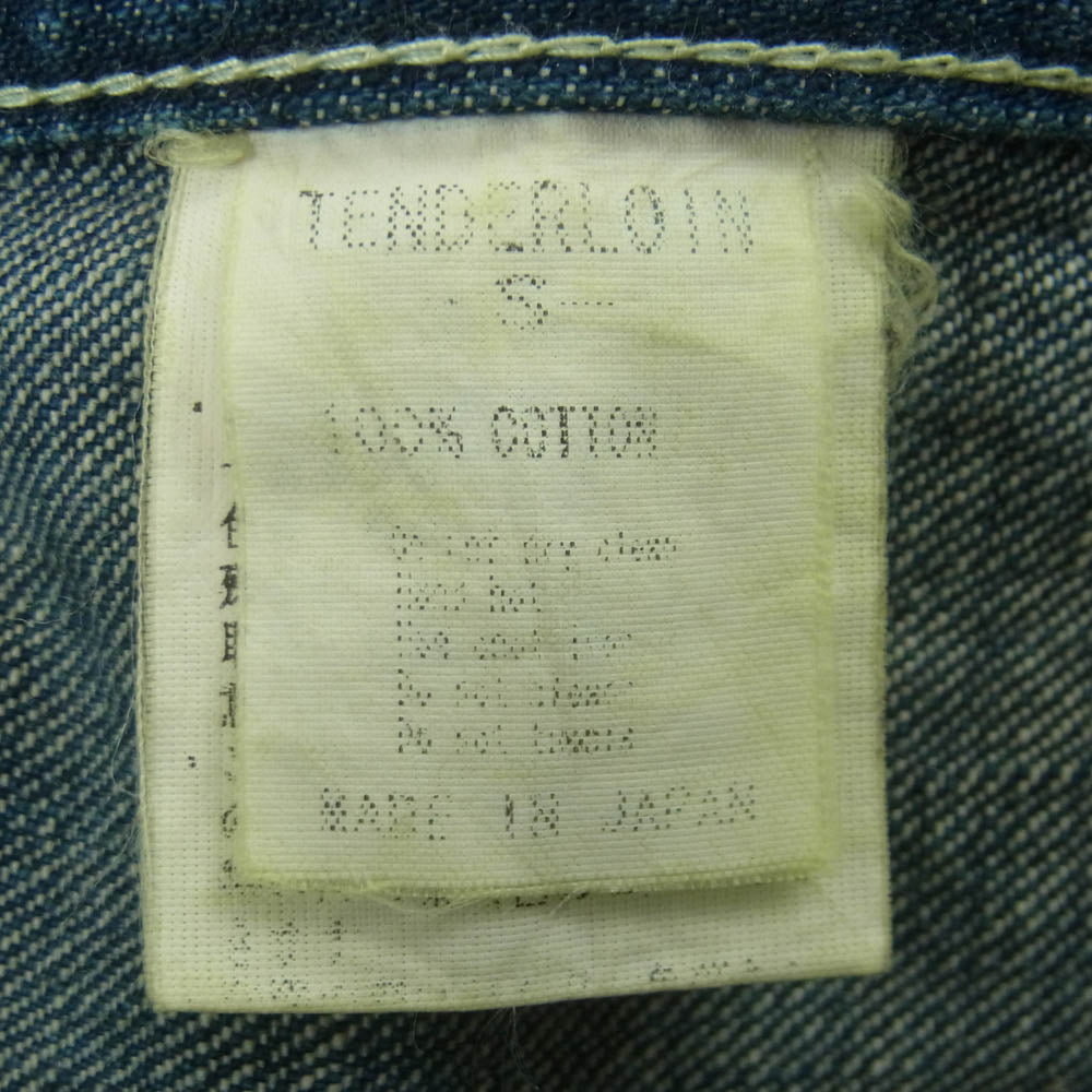 TENDERLOIN テンダーロイン T-Tee ハンマーループ ジーンズ デニム パンツ 日本製 インディゴブルー系 S【中古】
