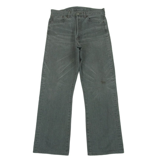 TENDERLOIN テンダーロイン ボタンフライ シンチバック ジーンズ デニム パンツ 日本製 グレー系 30【中古】
