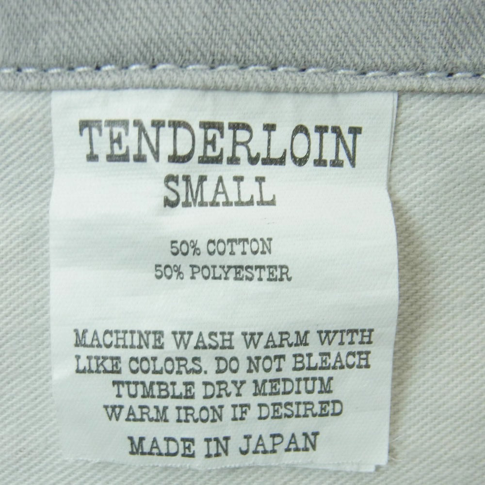 TENDERLOIN テンダーロイン T-BDP TC ツイル コットン ワーク パンツ 日本製 ダークネイビー系 S【中古】
