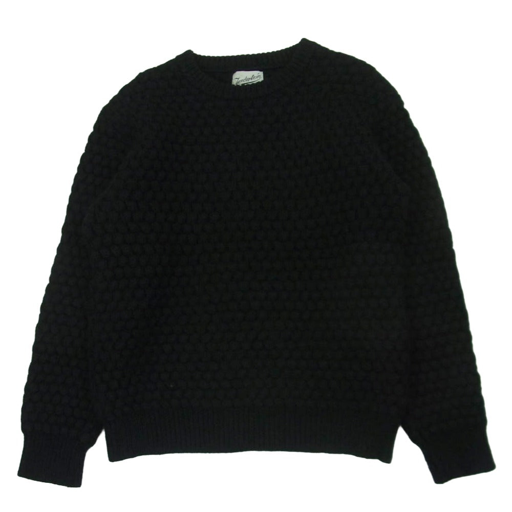 TENDERLOIN テンダーロイン 16AW T-SWEATER POPCORN ポップコーン クルーネック セーター ニット ブラック系 M【中古】 TENDERLOIN テンダーロイン 16AW T-SWEATER POPCORN ポップコーン