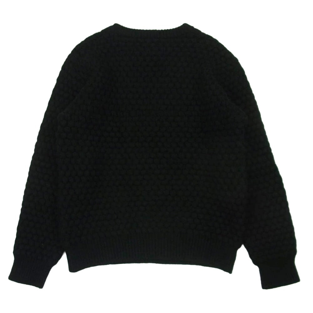 TENDERLOIN テンダーロイン 16AW T-SWEATER POPCORN ポップコーン クルーネック セーター ニット ブラック系 M【中古】