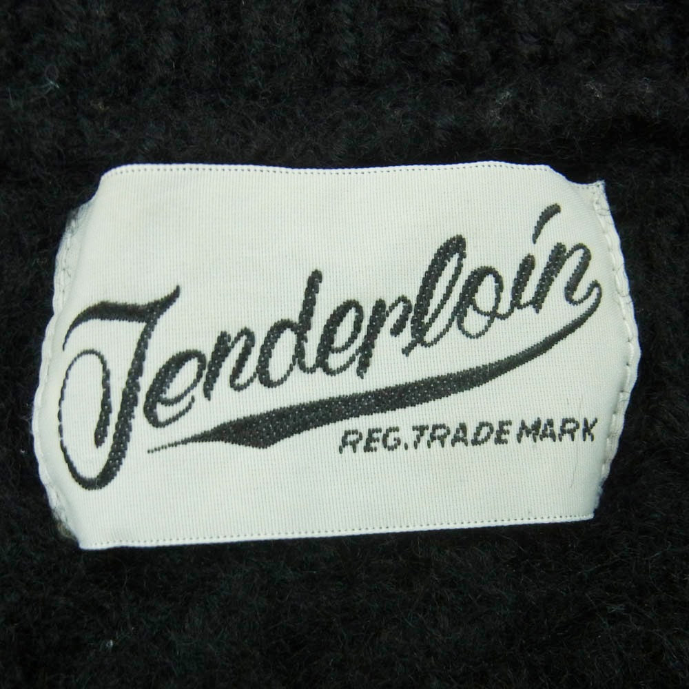 TENDERLOIN テンダーロイン 16AW T-SWEATER POPCORN ポップコーン クルーネック セーター ニット ブラック系 M【中古】