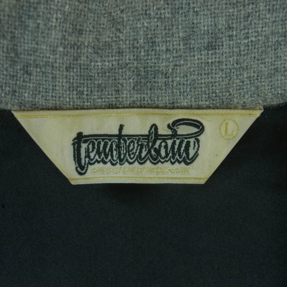 TENDERLOIN テンダーロイン T-WOOL SHT ANGOLA ウール アンゴラ 半袖 シャツ 日本製 グレー系 L【中古】