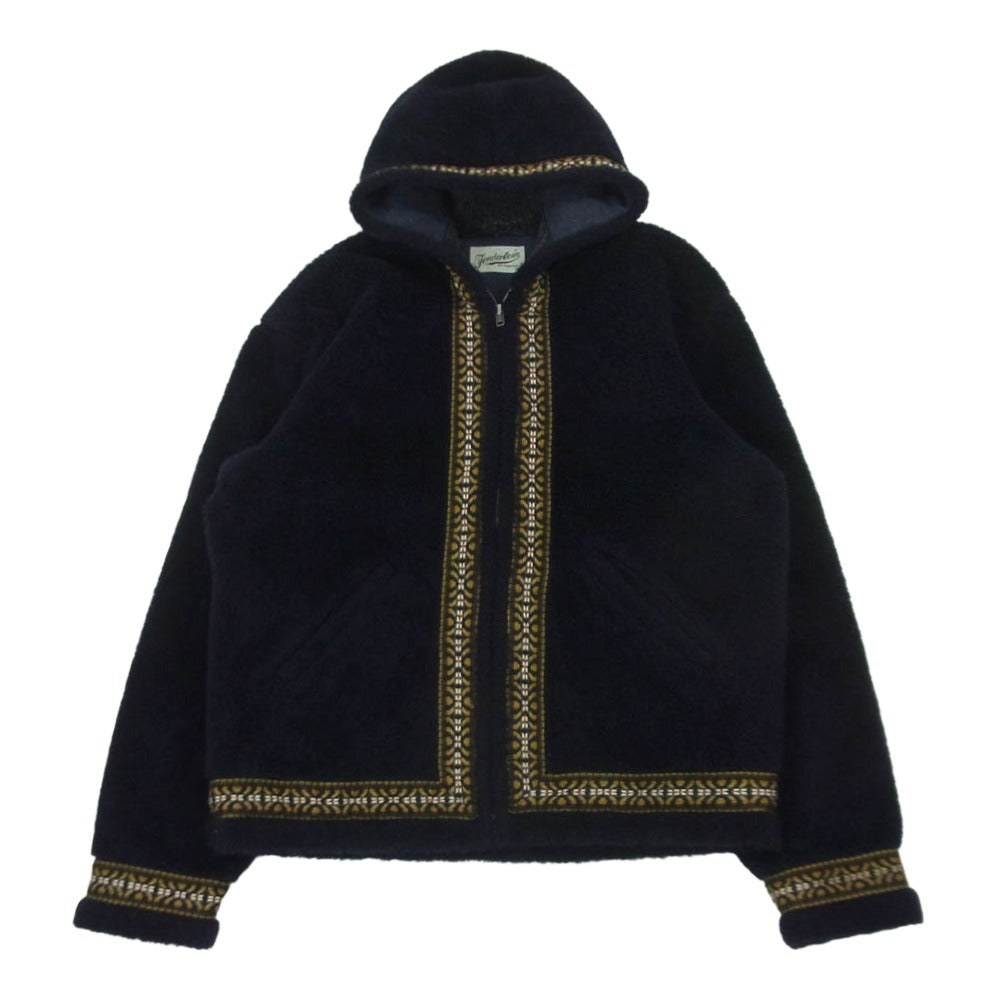 TENDERLOIN テンダーロイン T-PHARAOH メルトンウール ファラオ ジャケット スタジャン ブラック系 S【中古】 TENDERLOIN テンダーロイン T-PHARAOH メルトンウール ファラオ