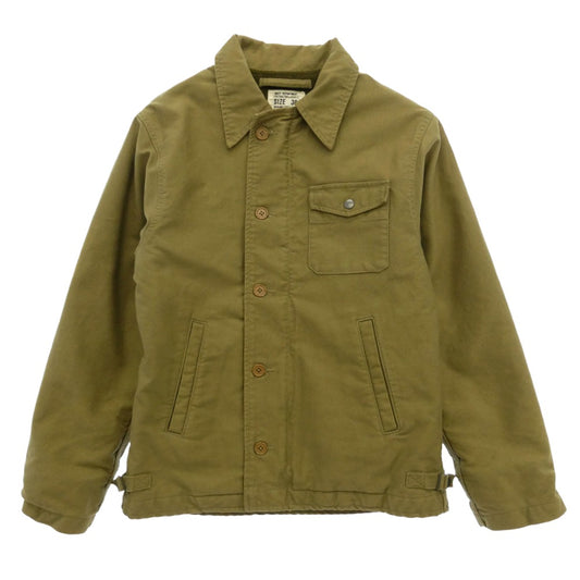 ネイビーデパートメント UC-111-018 A-2 1964 JACKET ミリタリー ジャケット モスグリーン系 38【中古】