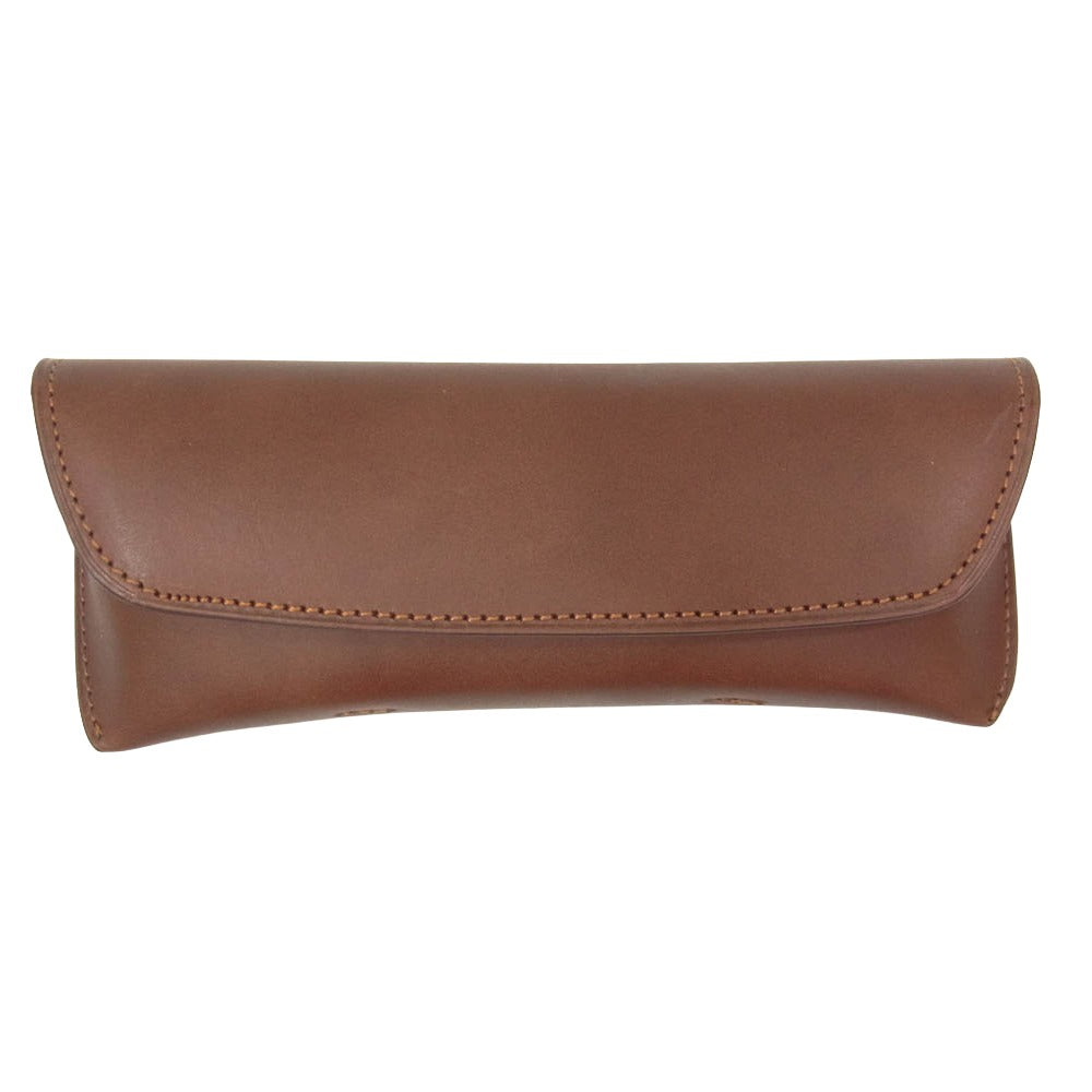 SOMES SADDLE ソメスサドル レザー メガネケース ブラウン系【美品】【中古】