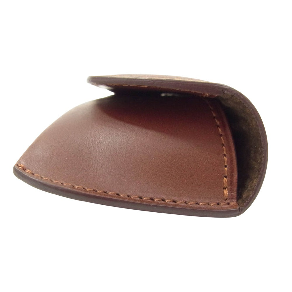 SOMES SADDLE ソメスサドル レザー メガネケース ブラウン系【美品】【中古】