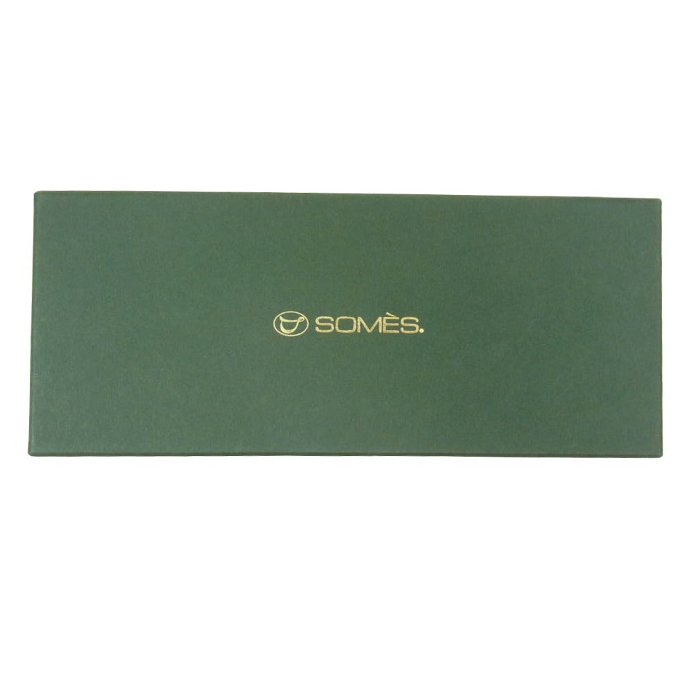 SOMES SADDLE ソメスサドル レザー メガネケース ブラウン系【美品】【中古】