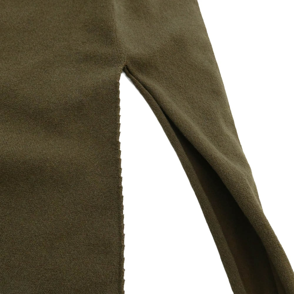 ISSEY MIYAKE イッセイミヤケ AP31-KG453 A-POC エーポック オフショルダー ニット ロング ワンピース カーキ系 2【中古】