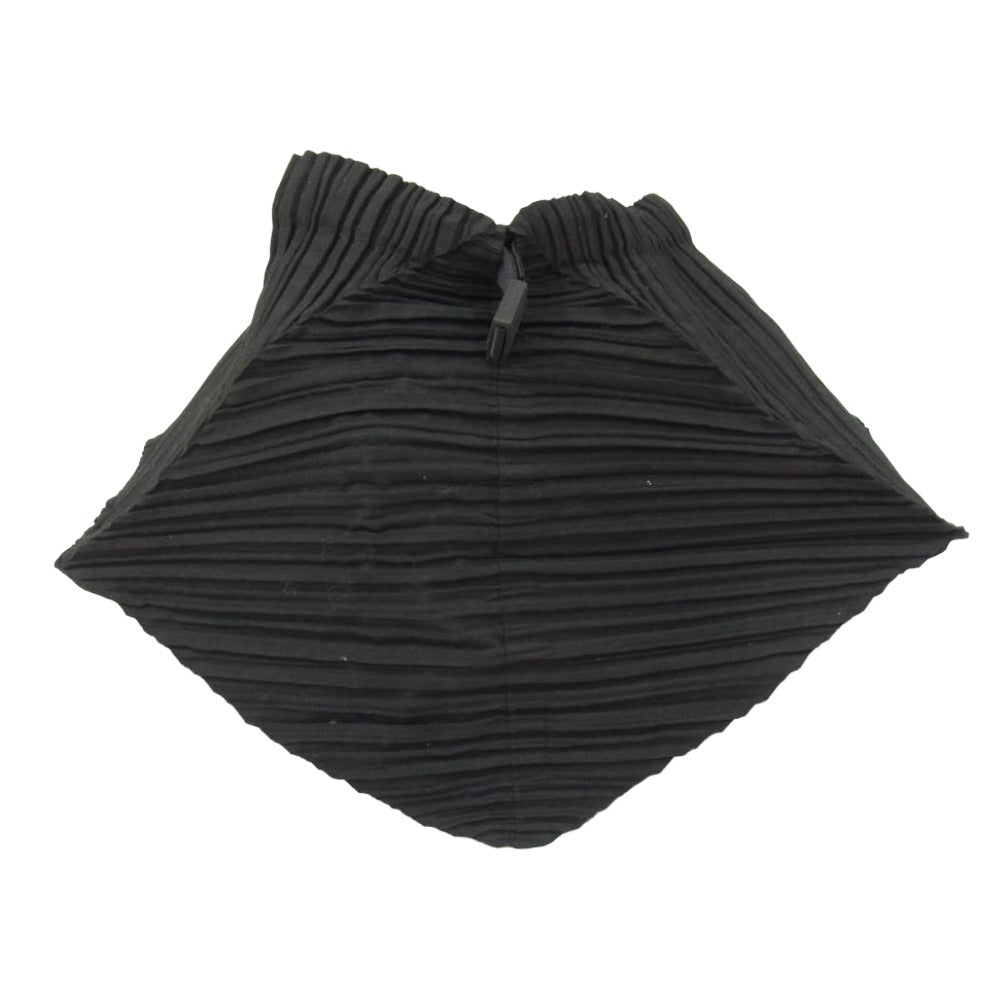 ISSEY MIYAKE イッセイミヤケ IM14AG080 プリーツ加工 ハンドバッグ ブラック系【中古】