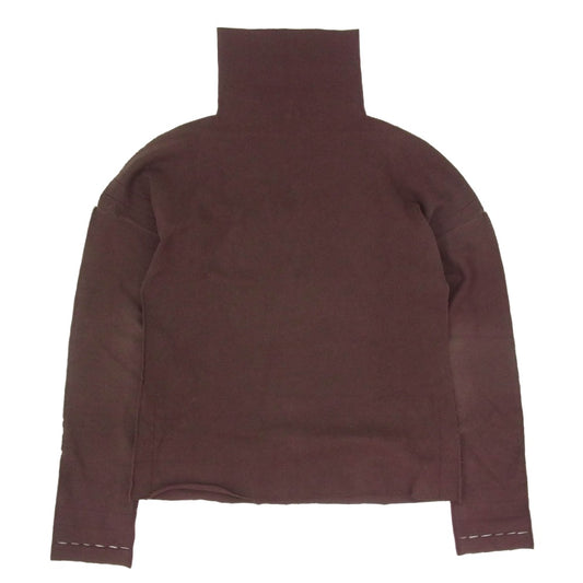 ISSEY MIYAKE イッセイミヤケ AP23-KK523 A-POC エーポック ハイネック 長袖 ニット カットソー ブラウン系 2【中古】