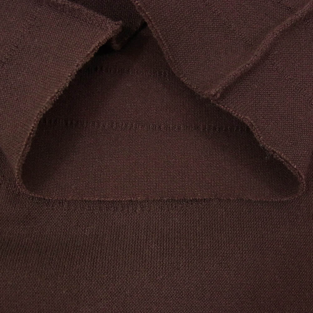 ISSEY MIYAKE イッセイミヤケ AP23-KK523 A-POC エーポック ハイネック 長袖 ニット カットソー ブラウン系 2【中古】