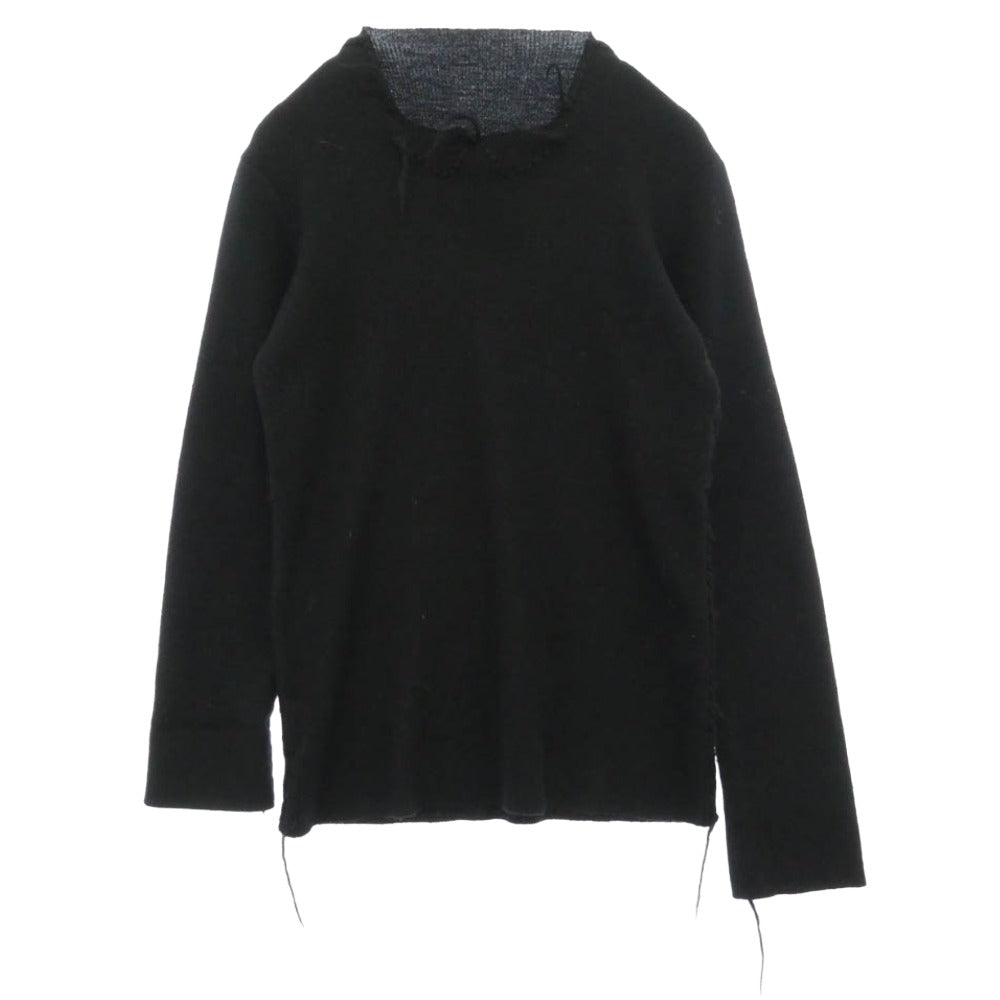 Yohji Yamamoto ヨウジヤマモト ファム 98AW アーカイブ FY-B16-957 ウール ニット セーター ブラック系 S【中古】