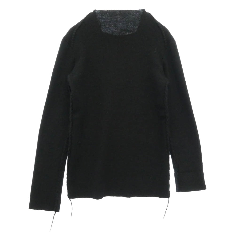 Yohji Yamamoto ヨウジヤマモト ファム 98AW アーカイブ FY-B16-957 ウール ニット セーター ブラック系 S【中古】
