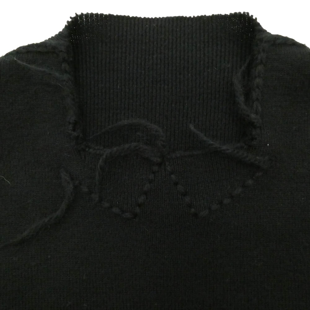 Yohji Yamamoto ヨウジヤマモト ファム 98AW アーカイブ FY-B16-957 ウール ニット セーター ブラック系 S【中古】