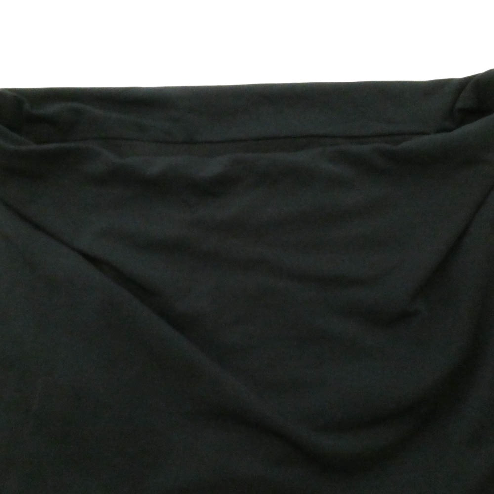Yohji Yamamoto ヨウジヤマモト ファム 03SS アーカイブ FQ-T08-993 シルク シアー ニット チューブトップ オフショルダー ワンピース ブラック系 2【中古】