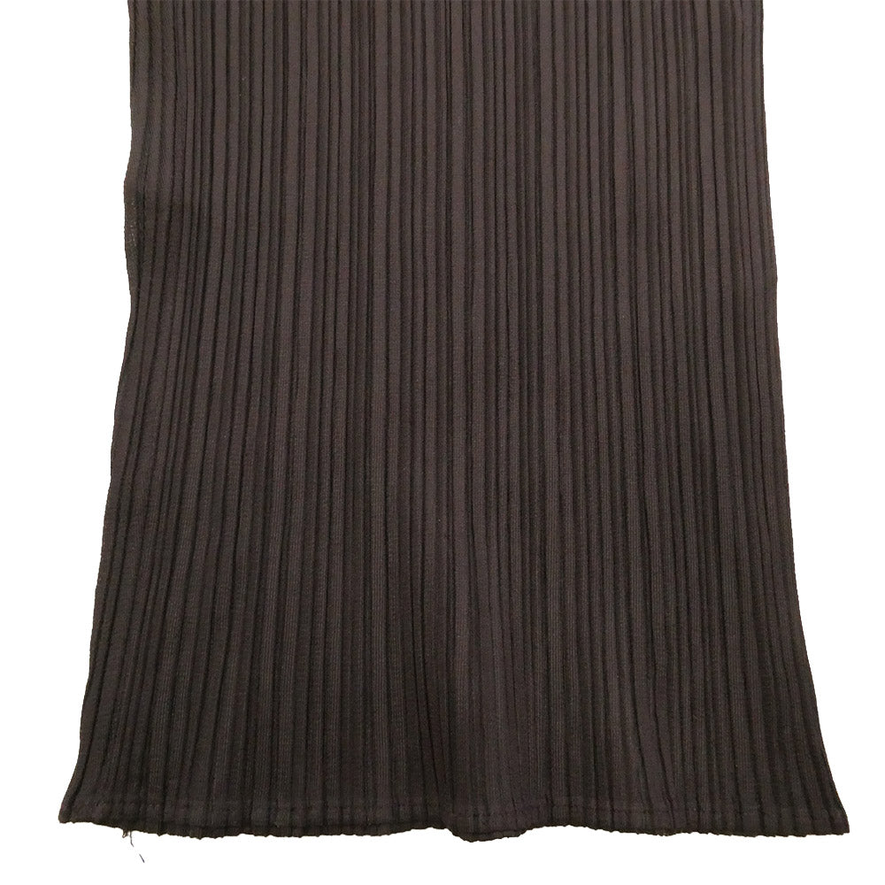 PLEATS PLEASE プリーツプリーズ イッセイミヤケ PP53-JF209 プリーツ加工 ストレート パンツ ブラウン系 3【中古】