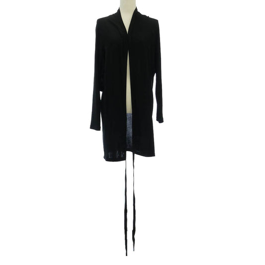 Yohji Yamamoto ヨウジヤマモト ファム 06SS アーカイブ FR-T09-059 コットン ロング カーディガン ブラック系 2【中古】