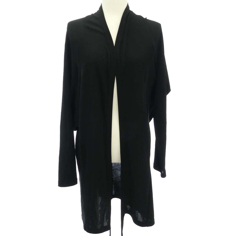 Yohji Yamamoto ヨウジヤマモト ファム 06SS アーカイブ FR-T09-059 コットン ロング カーディガン ブラック系 2【中古】