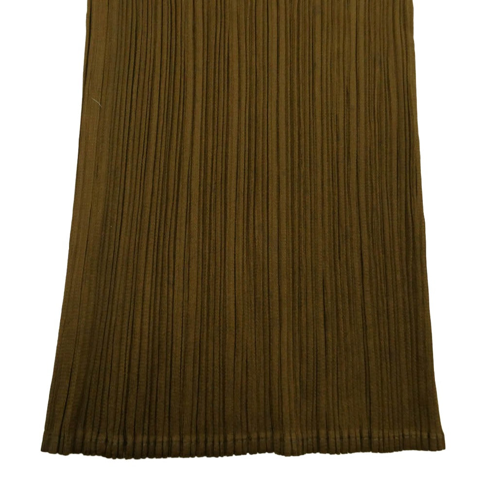 PLEATS PLEASE プリーツプリーズ イッセイミヤケ PP23-JF145 プリーツ加工 スラックス ブラウン系 1【中古】