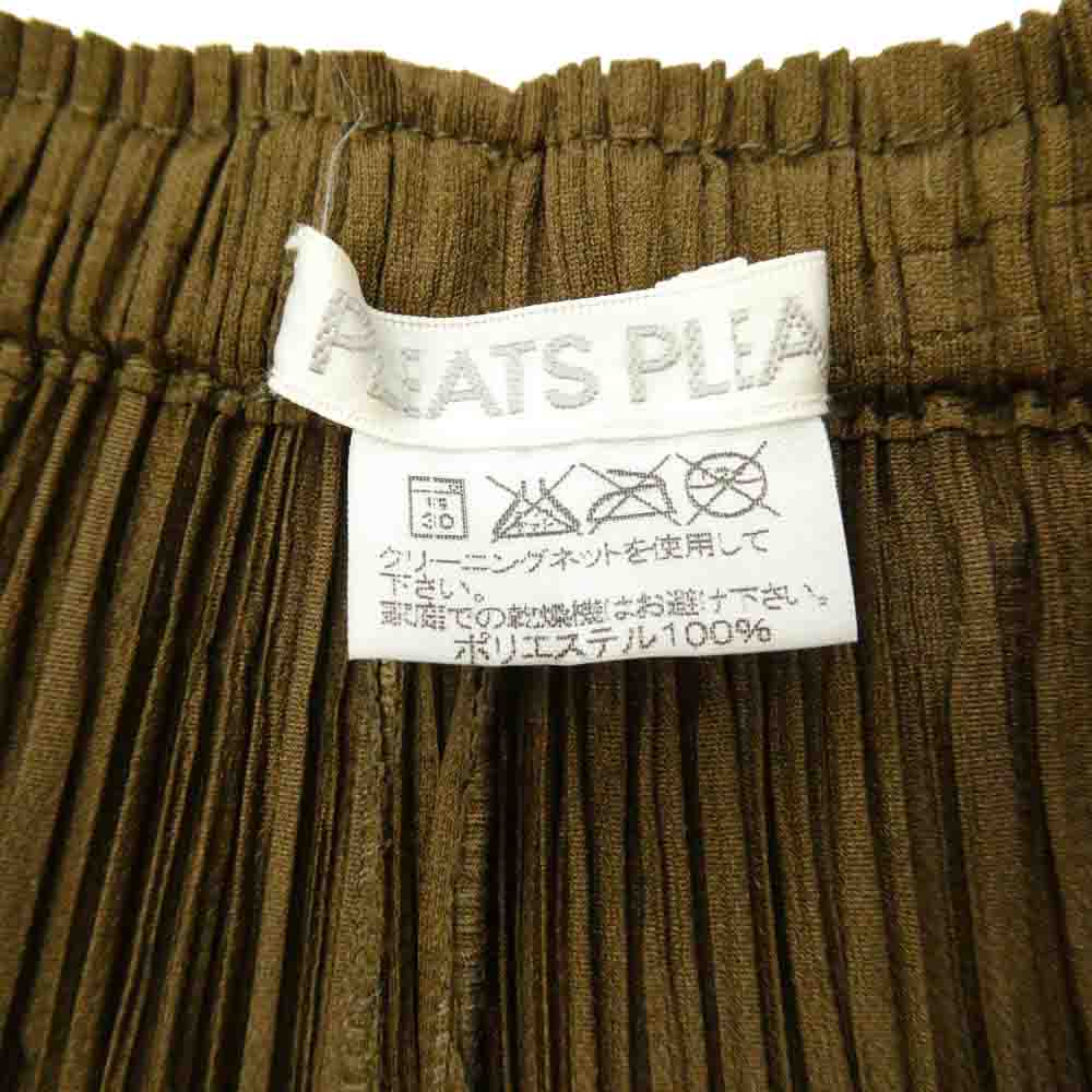 PLEATS PLEASE プリーツプリーズ イッセイミヤケ PP23-JF145 プリーツ加工 スラックス ブラウン系 1【中古】