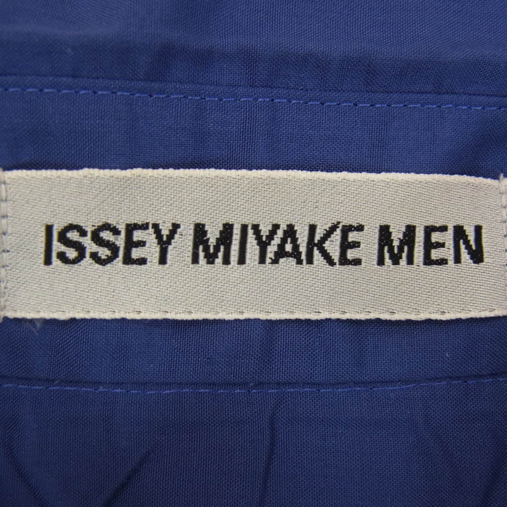 ISSEY MIYAKE イッセイミヤケ ME63-FJ483 MEN シワ プリーツ デザイン 長袖 シャツ ブルー系 M【中古】