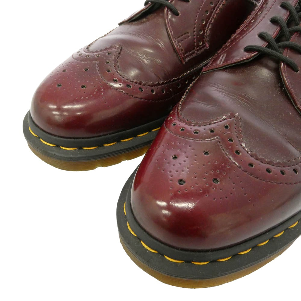 Dr.Martens ドクターマーチン 3989 BROUGUE SHOE ブローグ シュー ウィングチップ レザー シューズ ブラウン系 UK9【中古】