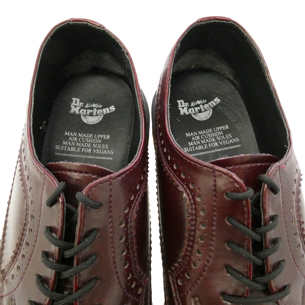 Dr.Martens ドクターマーチン 3989 BROUGUE SHOE ブローグ シュー ウィングチップ レザー シューズ ブラウン系 UK9【中古】